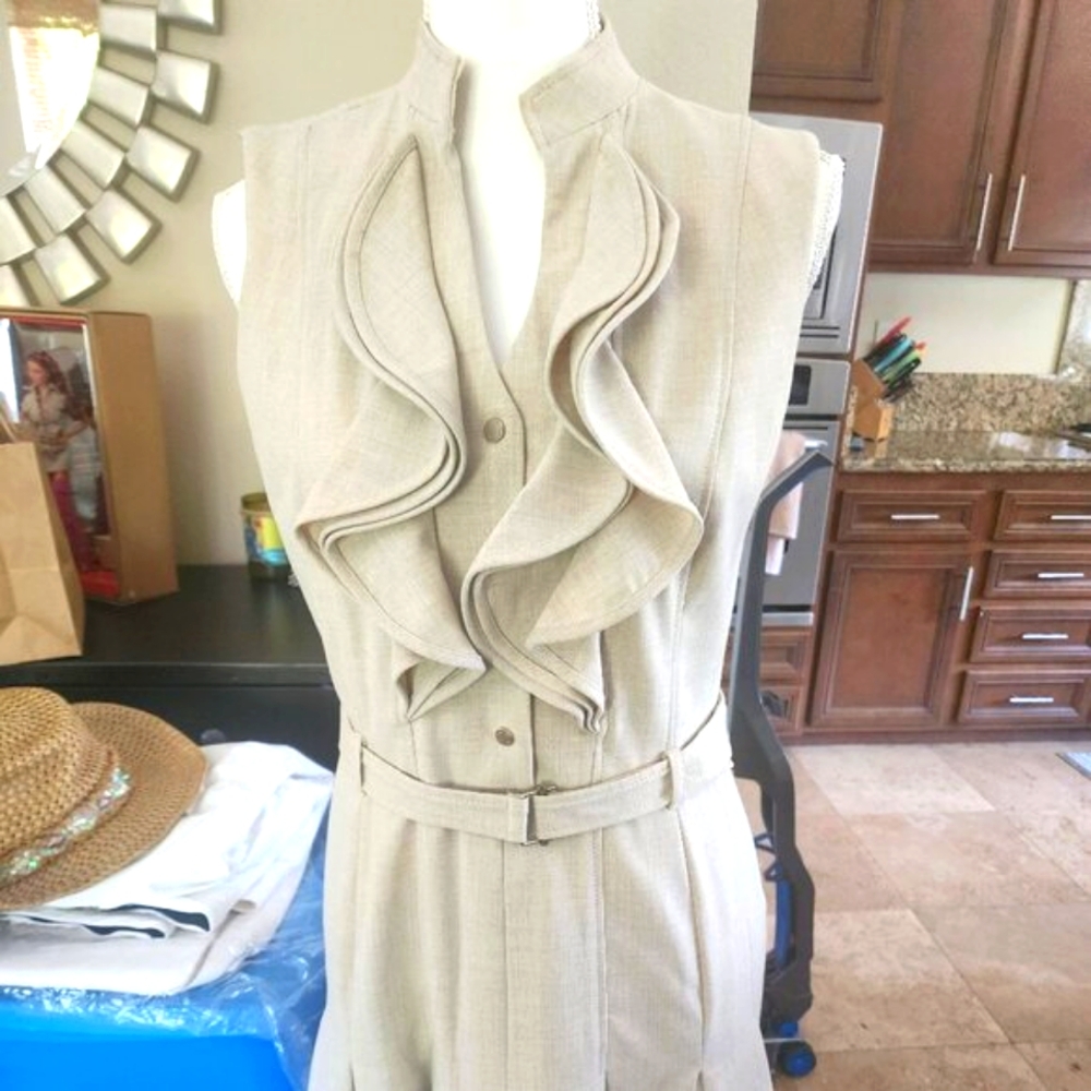NWOT Calvin Klein Ruffle Dress